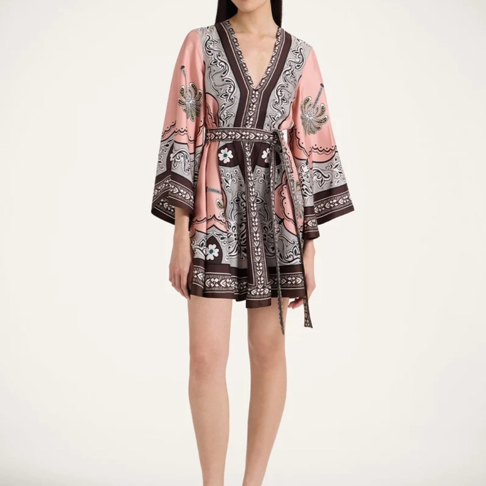 NWT $1,295 LA DOUBLEJ - FULL PRICE ONLINE magnifico mini mirage placée pink MED - Picture 4 of 6